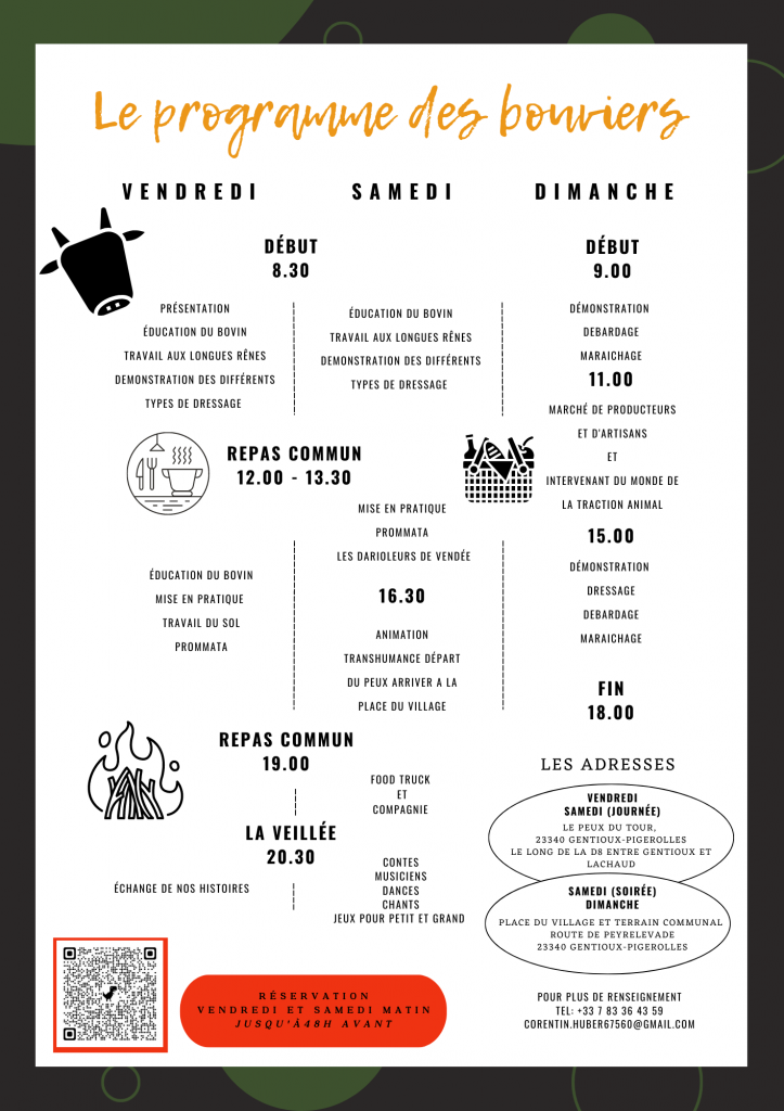 Pink and Orange Creative Wedding Ceremony Program