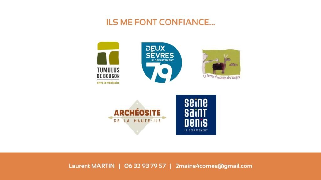 plaquette 2 mains 4 cornes 16