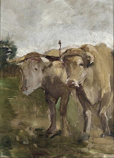 Les bœufs de travail, lo bestial de tira 2025 3 Les boeufs de travail lo bestial de tira 2025 Toulouse Lautrec DEUX BC592UFS SOUS LE JOUG20Domaine20public